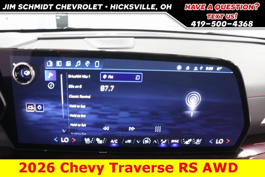 new 2026 Chevrolet Traverse car, priced at $61,000