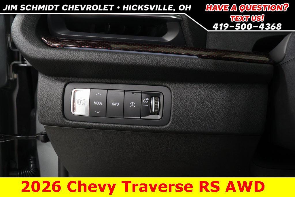 new 2026 Chevrolet Traverse car, priced at $61,000