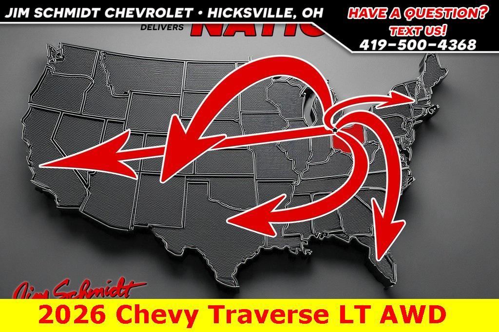 new 2026 Chevrolet Traverse car, priced at $44,614