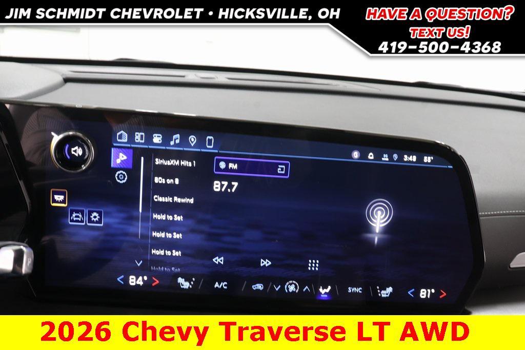 new 2026 Chevrolet Traverse car, priced at $44,614
