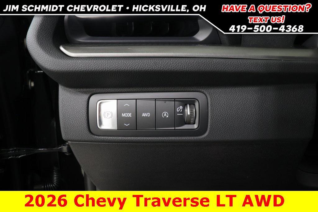 new 2026 Chevrolet Traverse car, priced at $44,614