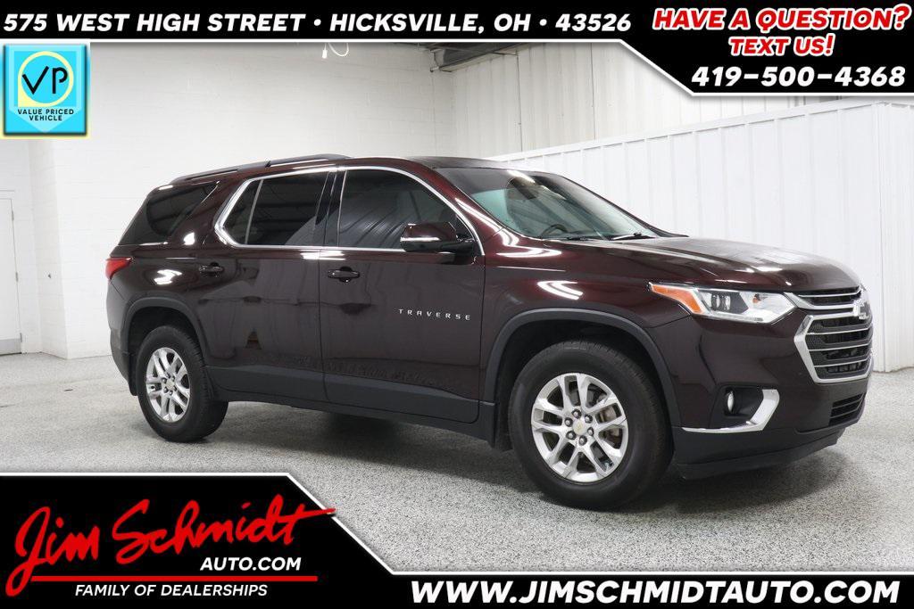 used 2020 Chevrolet Traverse car, priced at $19,500