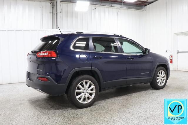 used 2015 Jeep Cherokee car, priced at $13,280