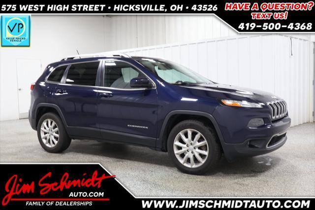 used 2015 Jeep Cherokee car, priced at $13,280