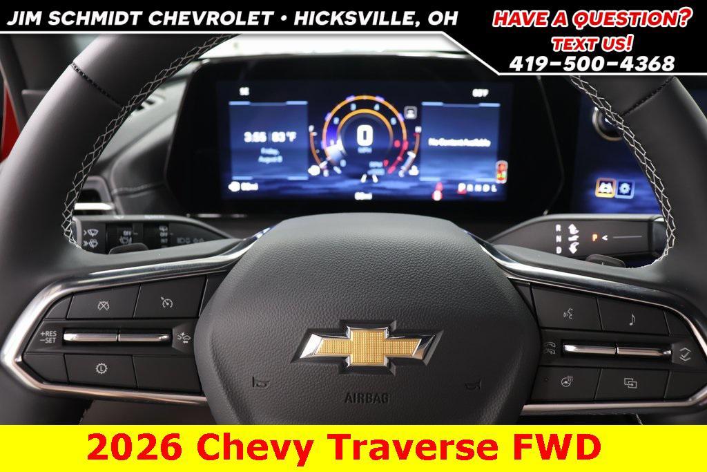 new 2026 Chevrolet Traverse car, priced at $43,000