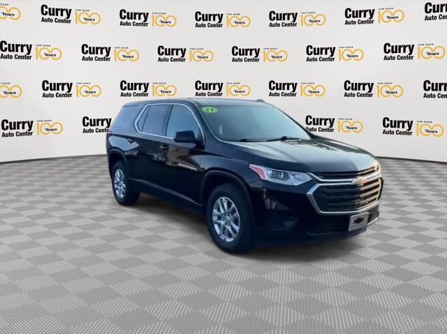 used 2021 Chevrolet Traverse car, priced at $18,339