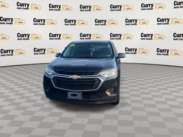 used 2021 Chevrolet Traverse car, priced at $18,339