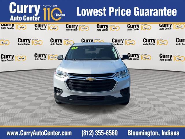 used 2021 Chevrolet Traverse car, priced at $23,256