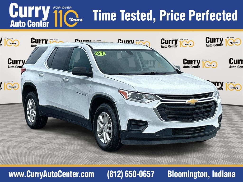 used 2021 Chevrolet Traverse car, priced at $23,118