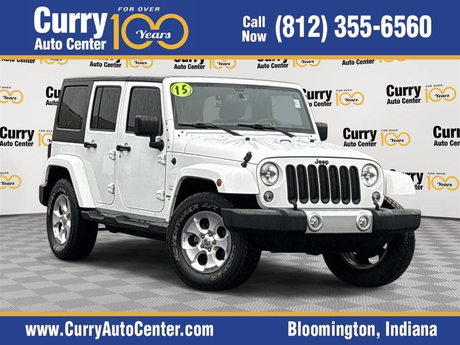 used 2015 Jeep Wrangler Unlimited car, priced at $17,890