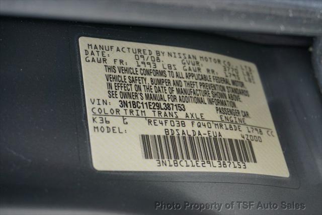 used 2009 Nissan Versa car, priced at $5,985