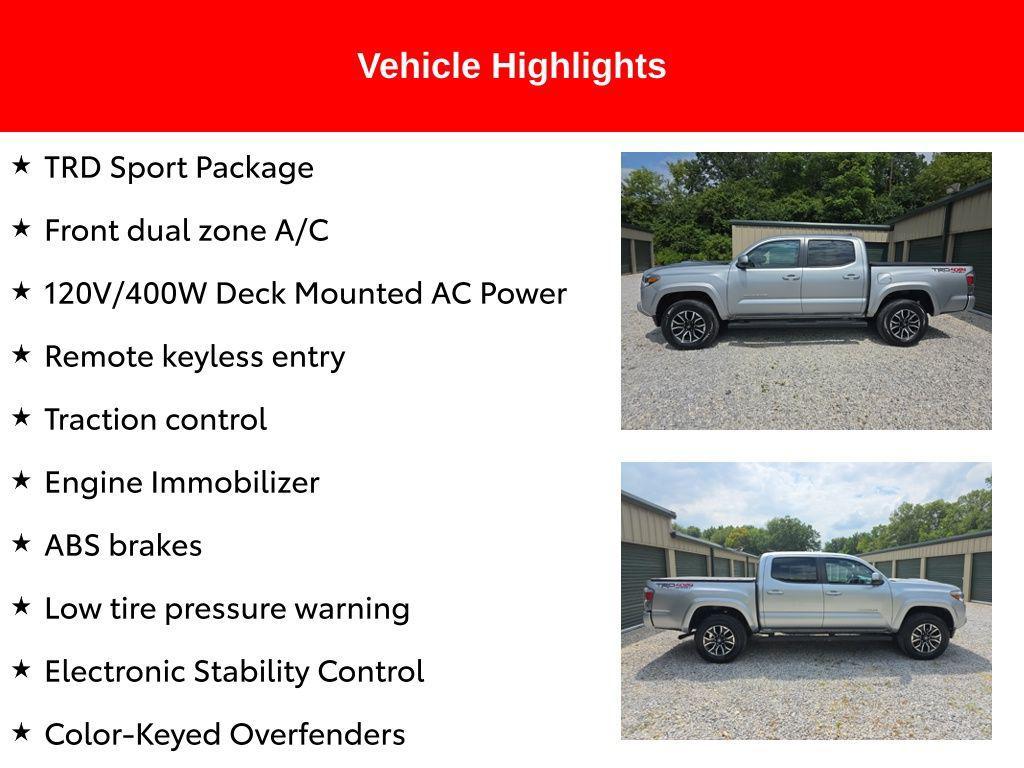 used 2022 Toyota Tacoma car, priced at $36,716