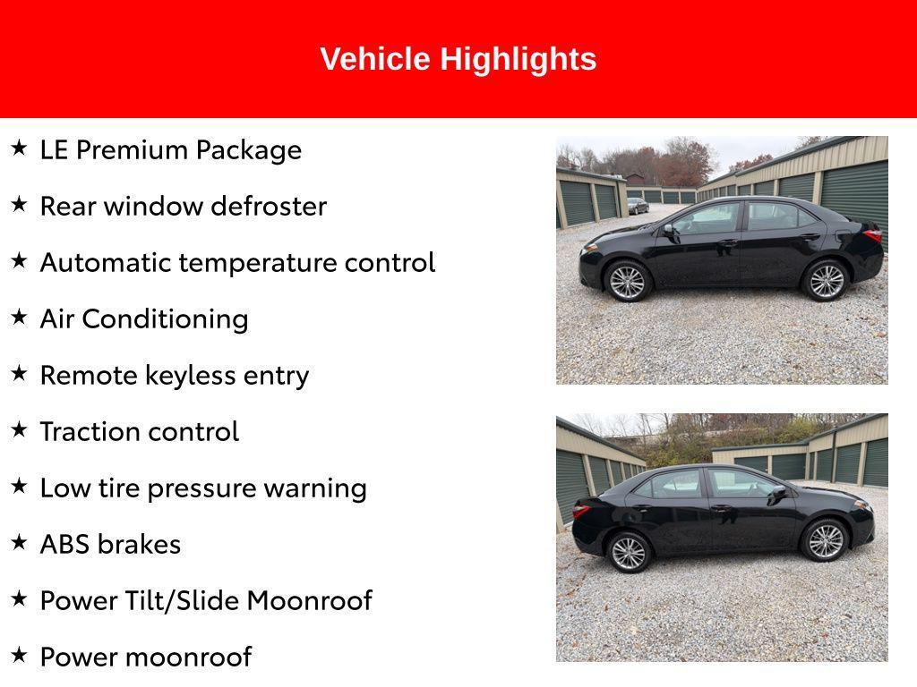 used 2015 Toyota Corolla car, priced at $12,808