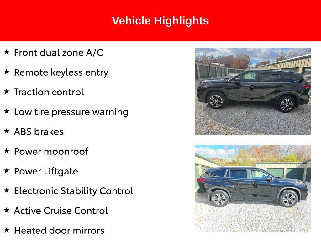 used 2023 Toyota Highlander car, priced at $37,966