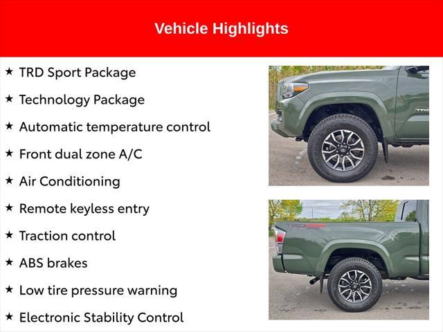 used 2022 Toyota Tacoma car, priced at $37,152