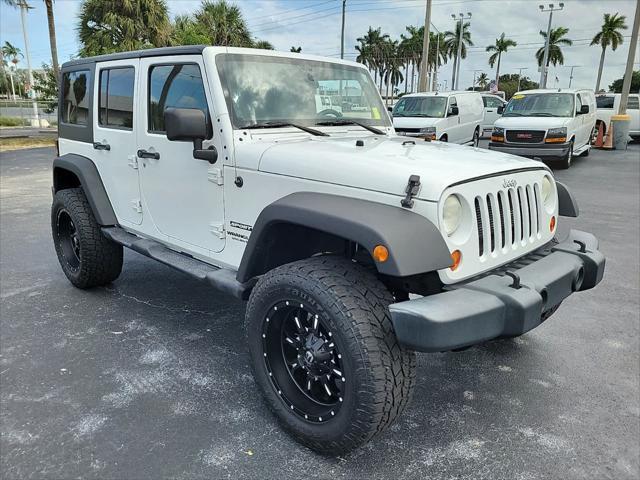 used 2012 Jeep Wrangler Unlimited car, priced at $15,999