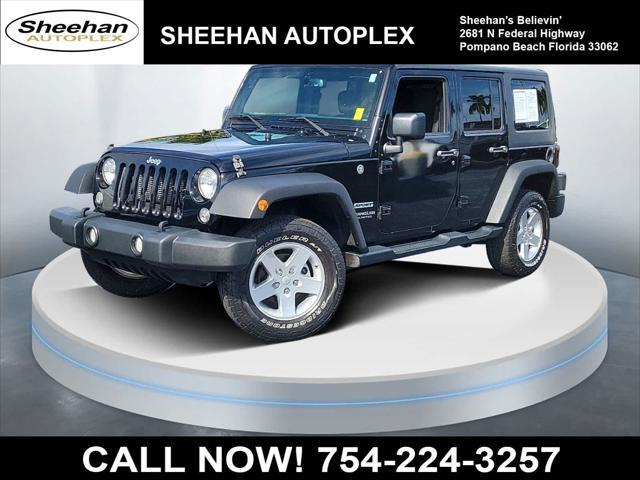 used 2016 Jeep Wrangler Unlimited car, priced at $18,500