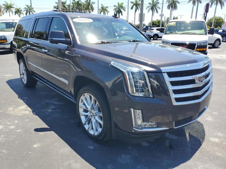 used 2018 Cadillac Escalade ESV car, priced at $36,549