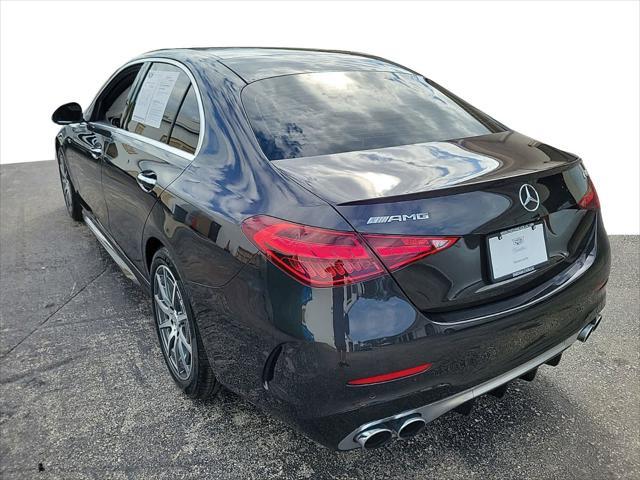 used 2023 Mercedes-Benz AMG C 43 car, priced at $50,995