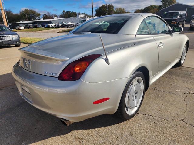 used 2002 Lexus SC 430 car, priced at $12,950