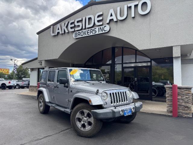 used 2018 Jeep Wrangler JK Unlimited car, priced at $19,200