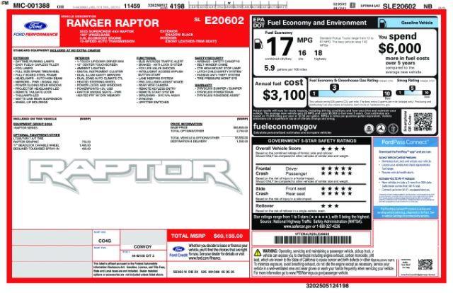 used 2025 Ford Ranger car, priced at $61,200