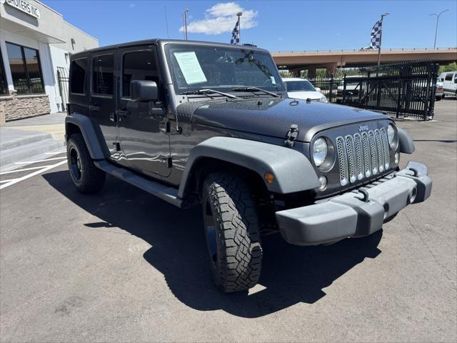 used 2017 Jeep Wrangler Unlimited car, priced at $17,500