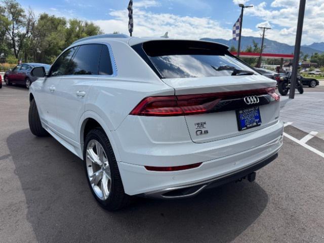 used 2019 Audi Q8 car, priced at $37,500