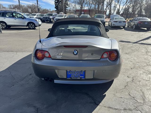 used 2004 BMW Z4 car, priced at $13,800