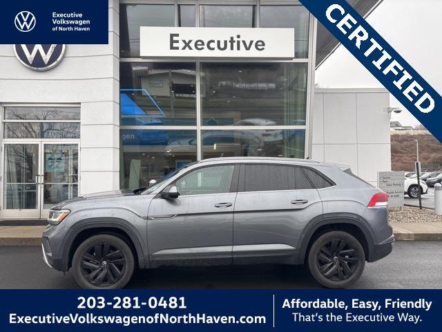 used 2022 Volkswagen Atlas Cross Sport car, priced at $29,490