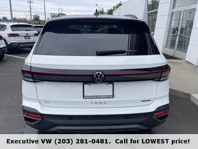 new 2025 Volkswagen Taos car, priced at $33,201