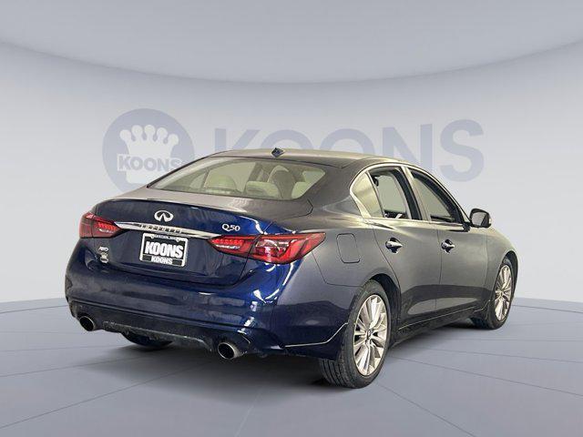 used 2021 INFINITI Q50 car, priced at $24,250