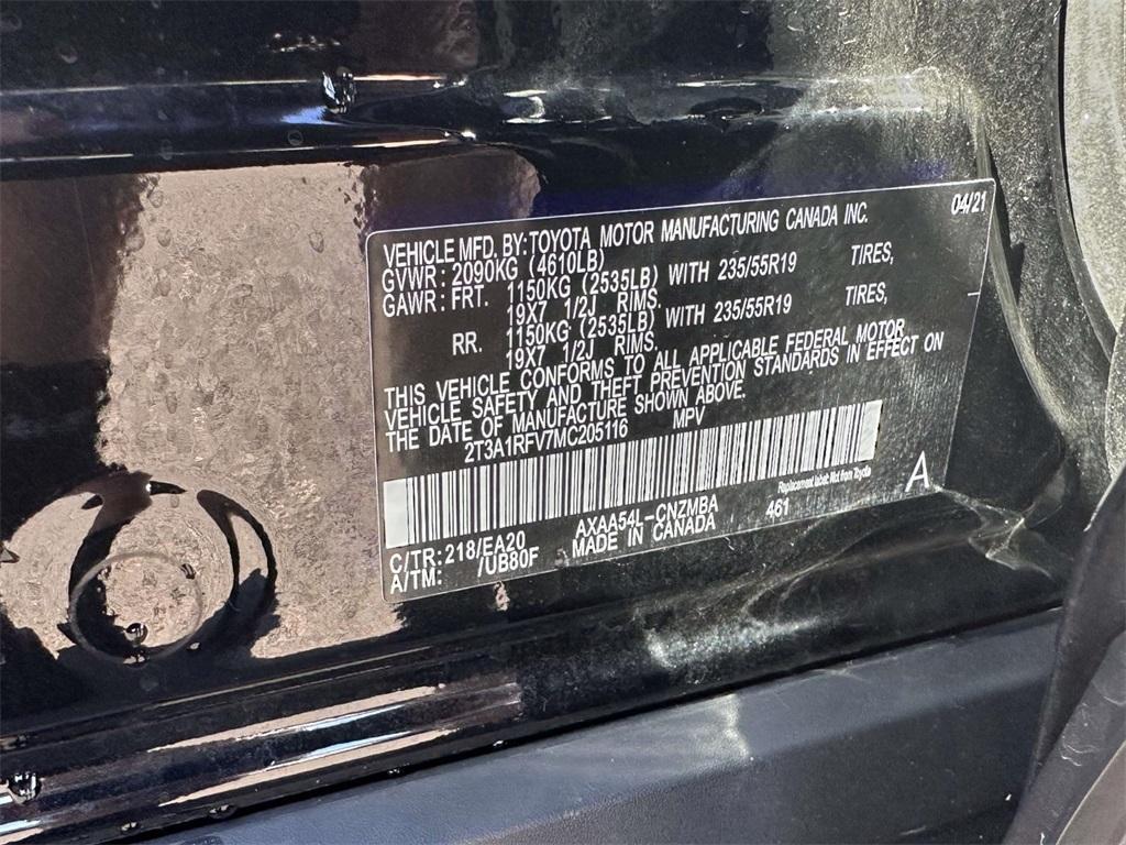 used 2021 Toyota RAV4 car, priced at $27,150