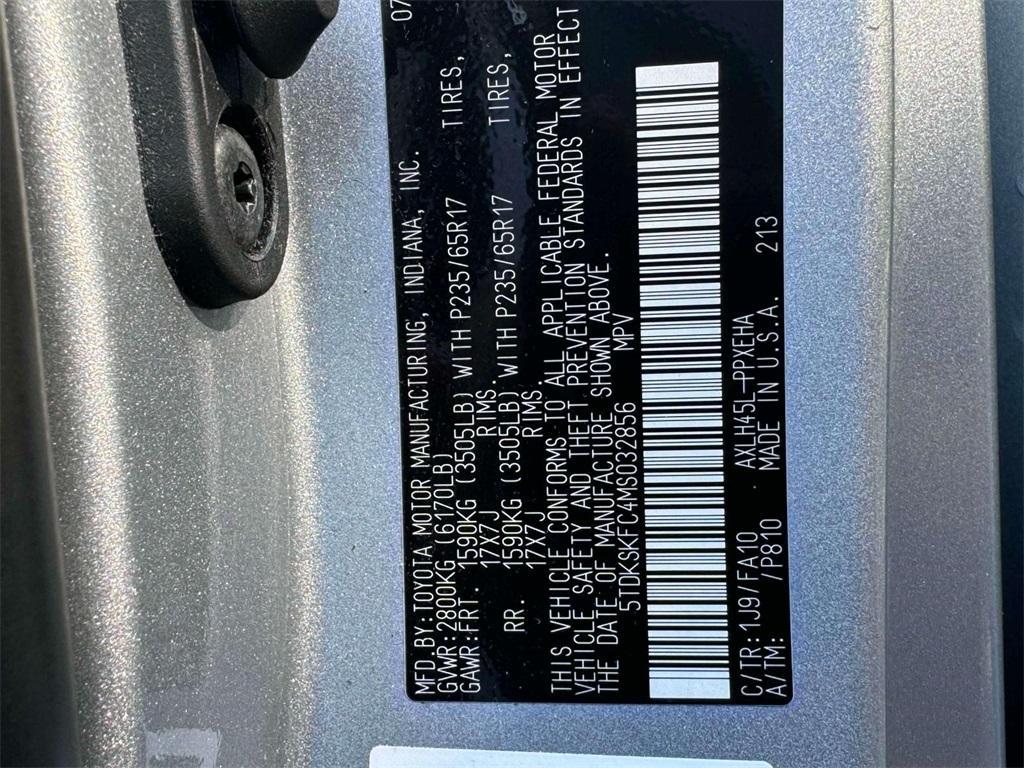 used 2021 Toyota Sienna car, priced at $38,478