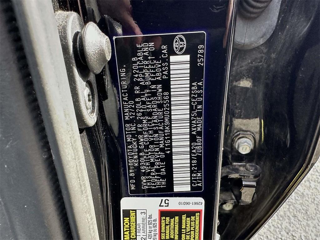 used 2021 Toyota Camry car, priced at $21,414