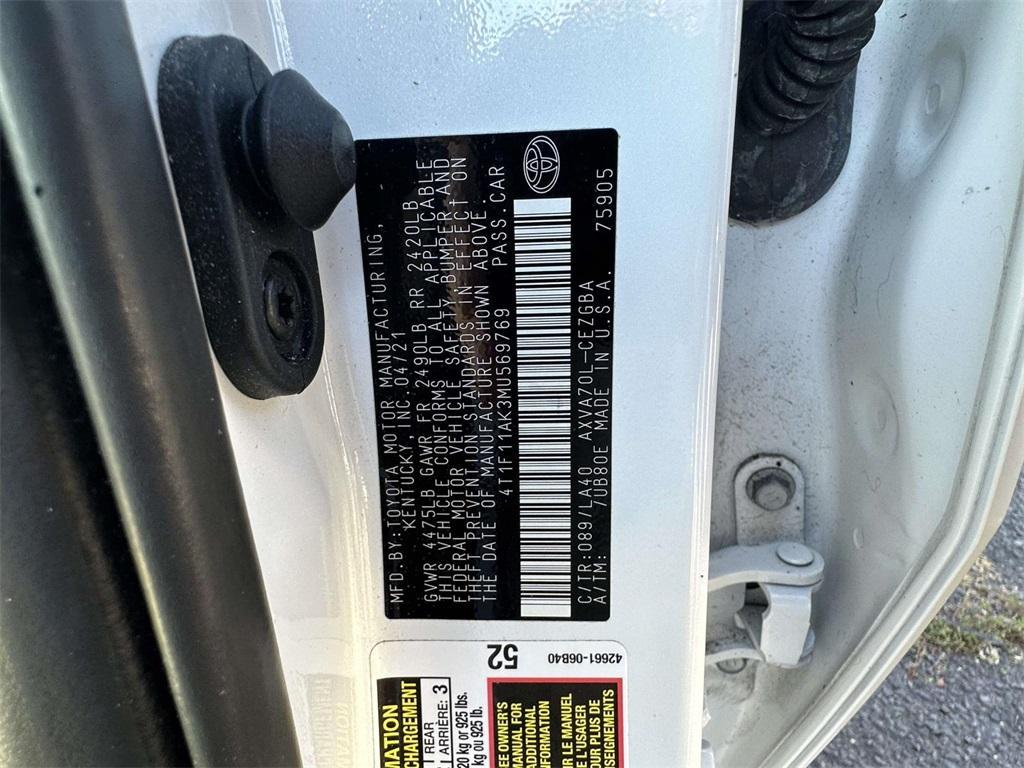 used 2021 Toyota Camry car, priced at $26,031
