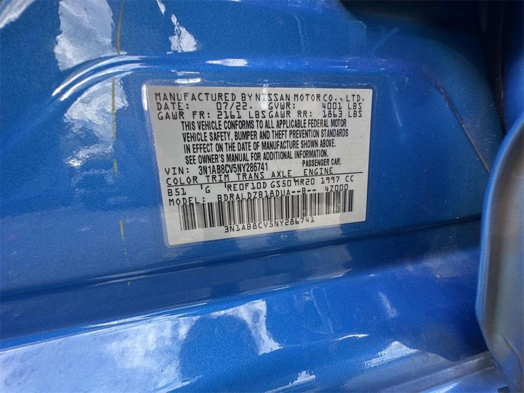 used 2022 Nissan Sentra car, priced at $15,934