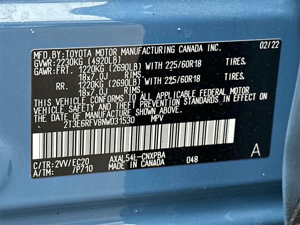 used 2022 Toyota RAV4 Hybrid car, priced at $39,995