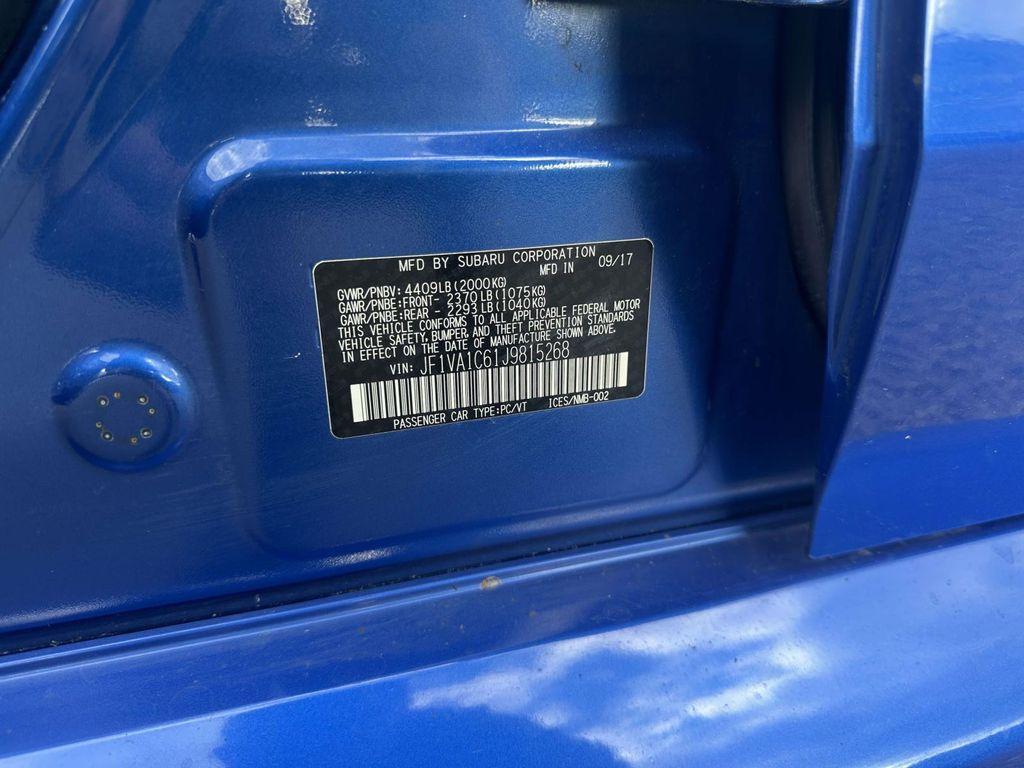 used 2018 Subaru WRX car, priced at $12,497