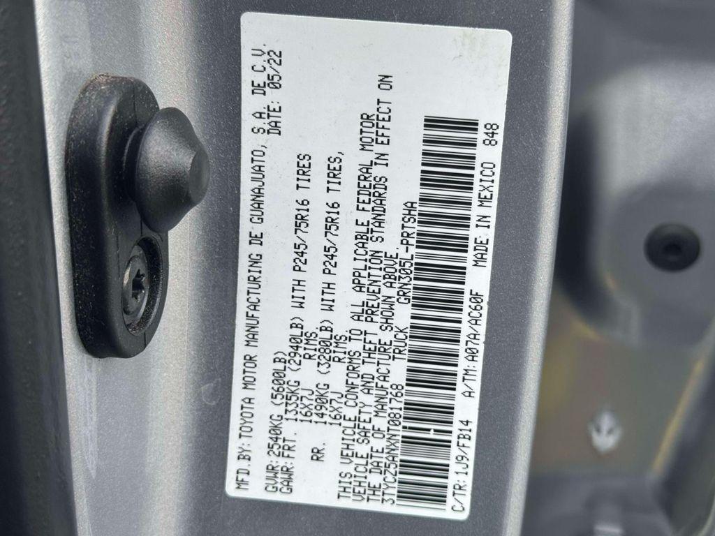 used 2022 Toyota Tacoma car, priced at $32,445