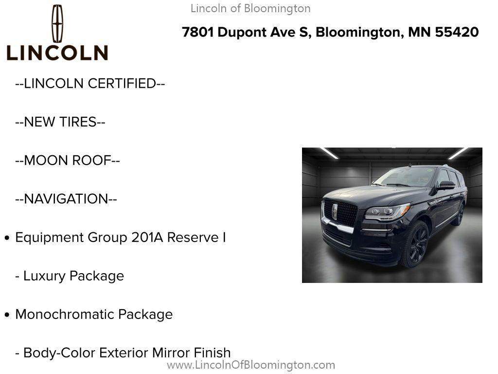 used 2023 Lincoln Navigator car, priced at $68,245