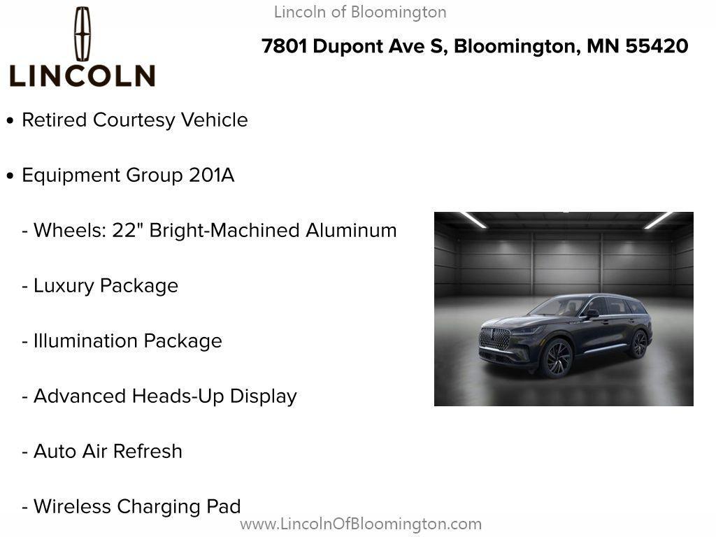 new 2025 Lincoln Aviator car, priced at $72,492