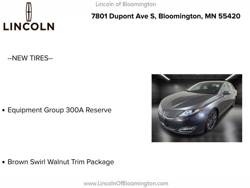 used 2016 Lincoln MKZ car, priced at $9,488
