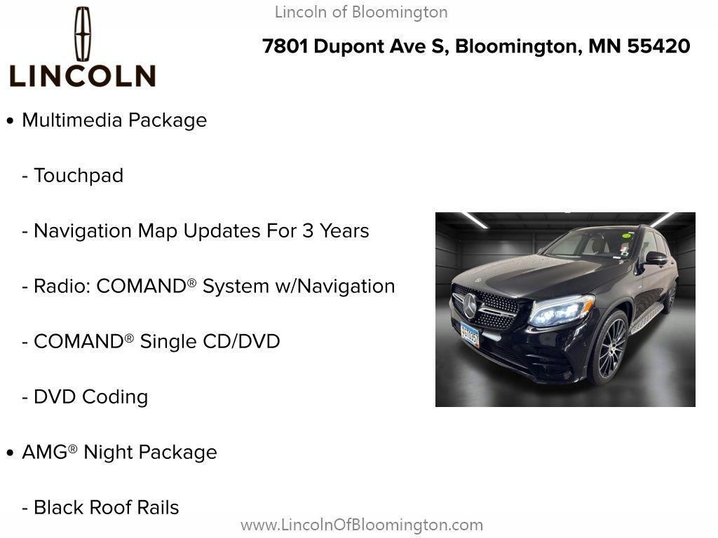used 2019 Mercedes-Benz AMG GLC 43 car, priced at $29,402