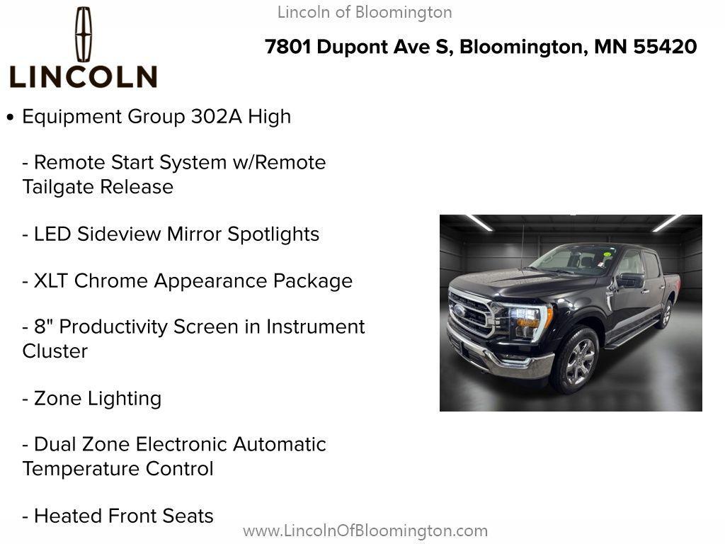 used 2022 Ford F-150 car, priced at $40,255