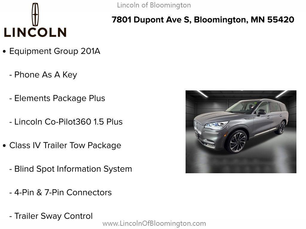 used 2022 Lincoln Aviator car, priced at $46,990