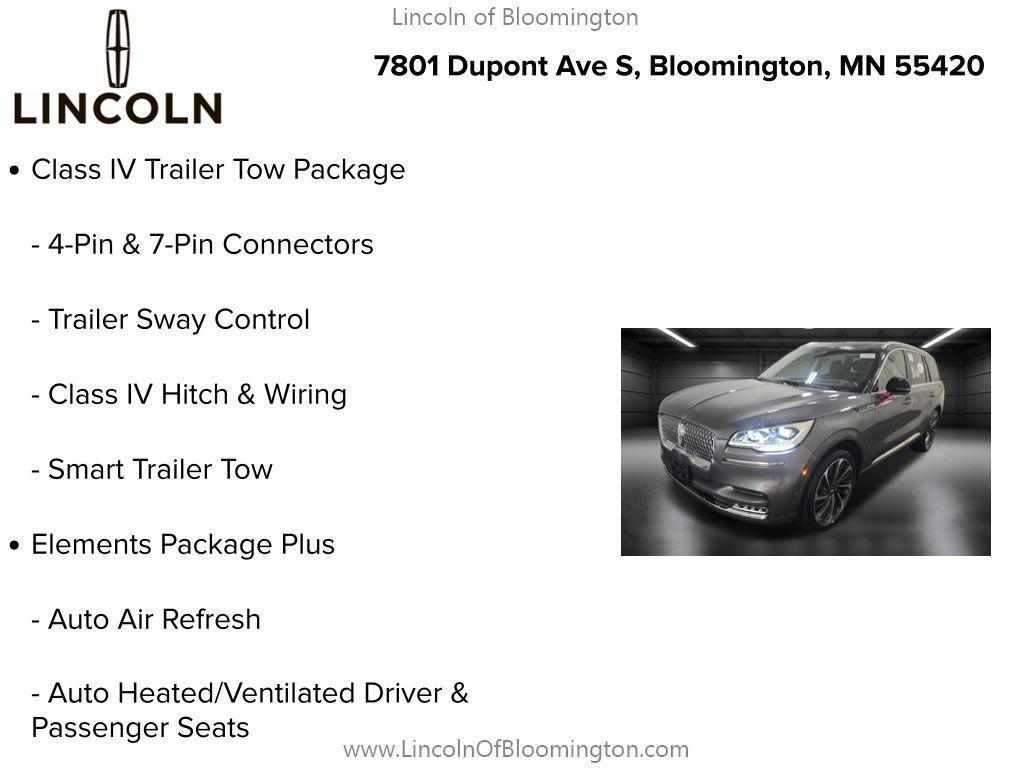 used 2022 Lincoln Aviator car, priced at $46,999