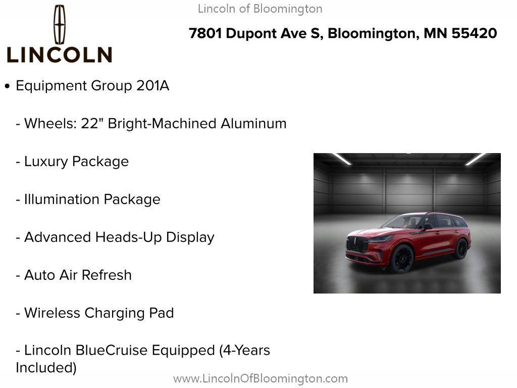 new 2025 Lincoln Aviator car, priced at $78,906