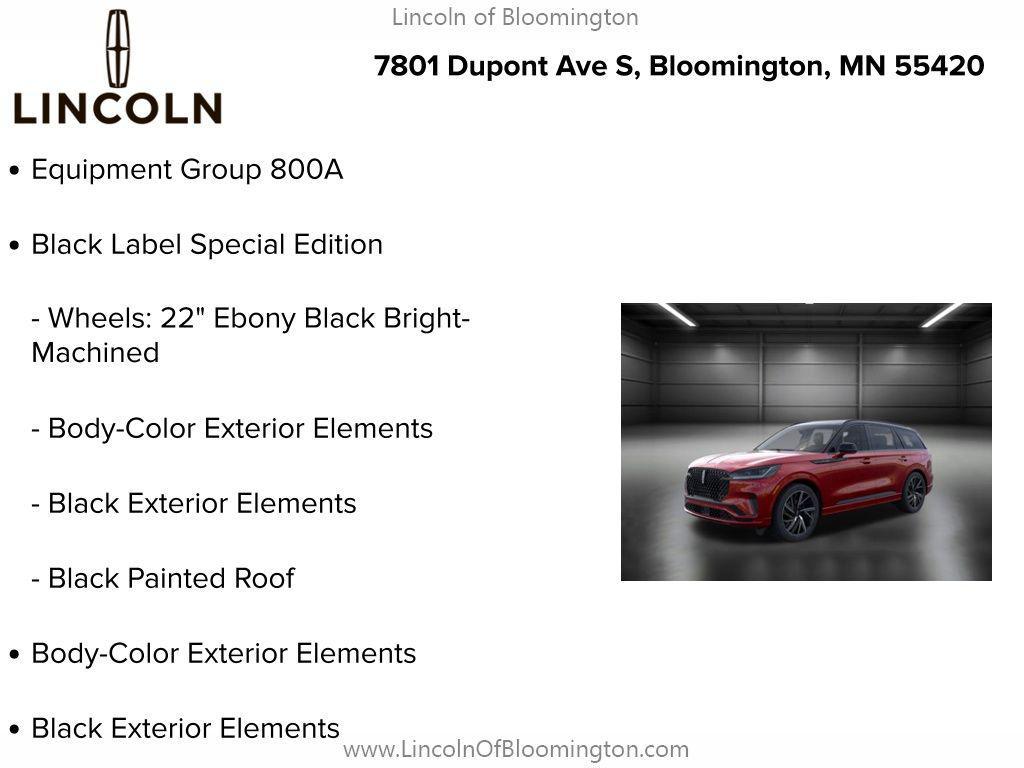new 2025 Lincoln Aviator car, priced at $96,490