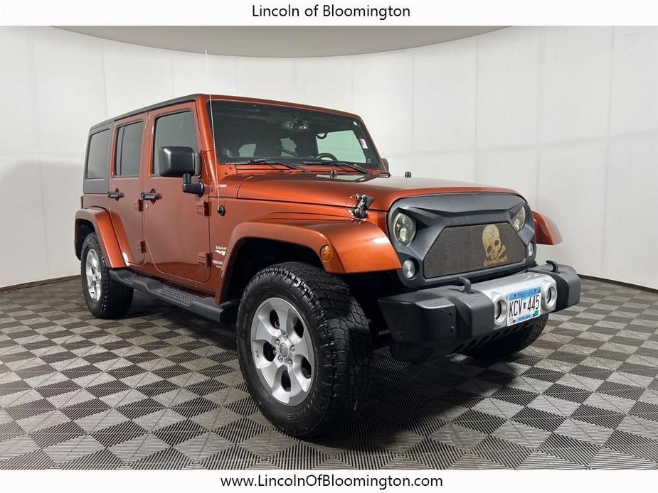 used 2014 Jeep Wrangler Unlimited car, priced at $13,500